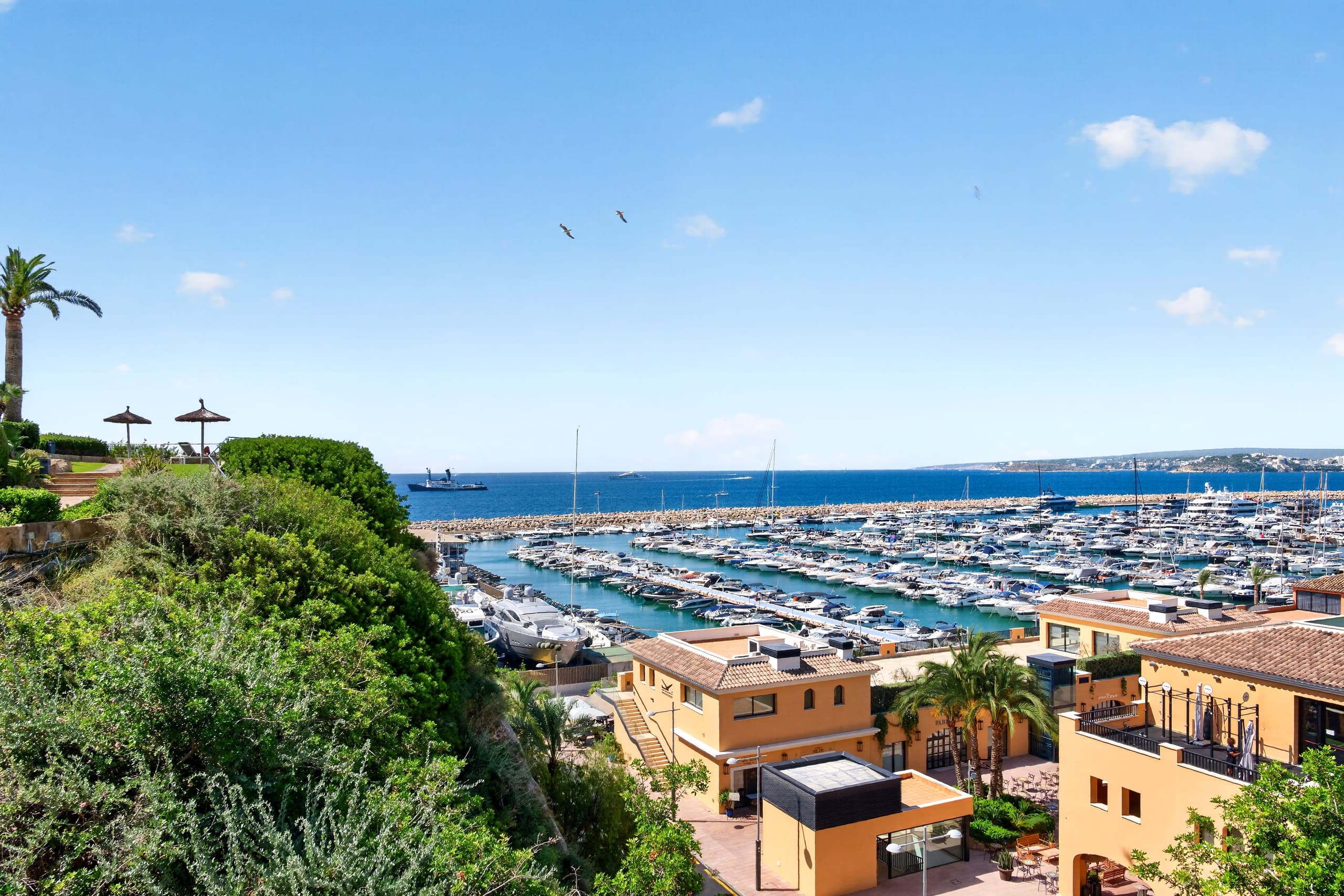 Living above the masts of Puerto Portals, 20
